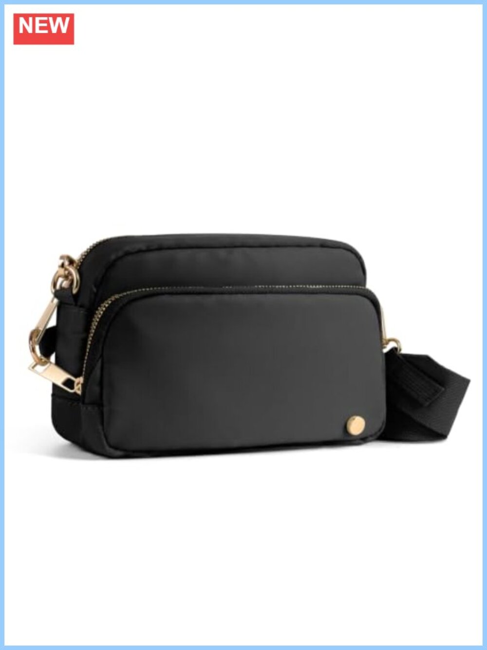 Slash-Resistant RFID Blocking Anti Theft Crossbody Bag Nylon Travel